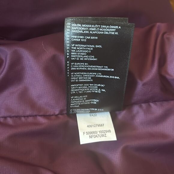 THE NORTH FACE Women's Flare Vest in Blackberry Wine Size L - Picture 7 of 10